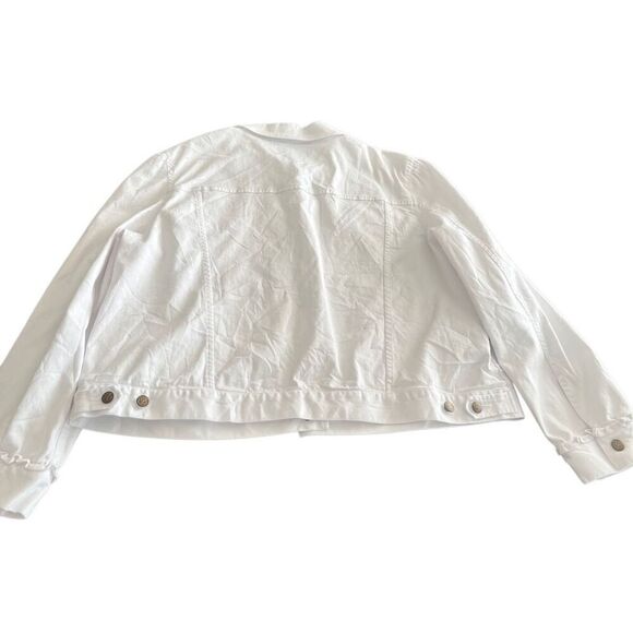 DRAPER JAMES White Denim Jacket size XXL - Picture 2 of 11